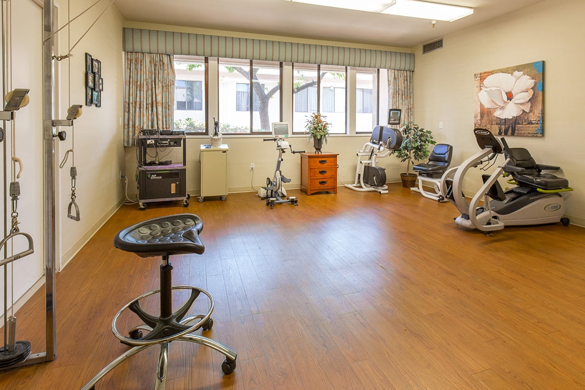 The rehab gym at the Diablo Valley facility